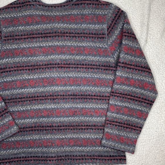 Woolrich Button Up Wool Fair Isle Cardigan: Size Small - Picture 9 of 10